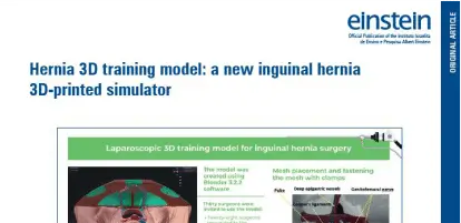 dra. caroline petersen hernia 3d training model